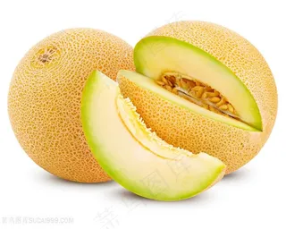 美味的新鲜哈密瓜高清图