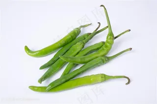 绿色青椒摄影图片