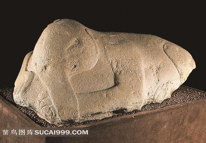 卧象石雕高清图