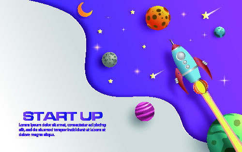 太空宇航员插画