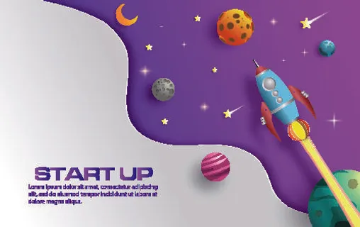 太空宇航员插画