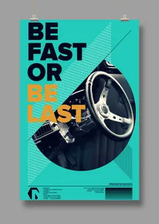 国外时尚 潮流海报 英文PSD海报