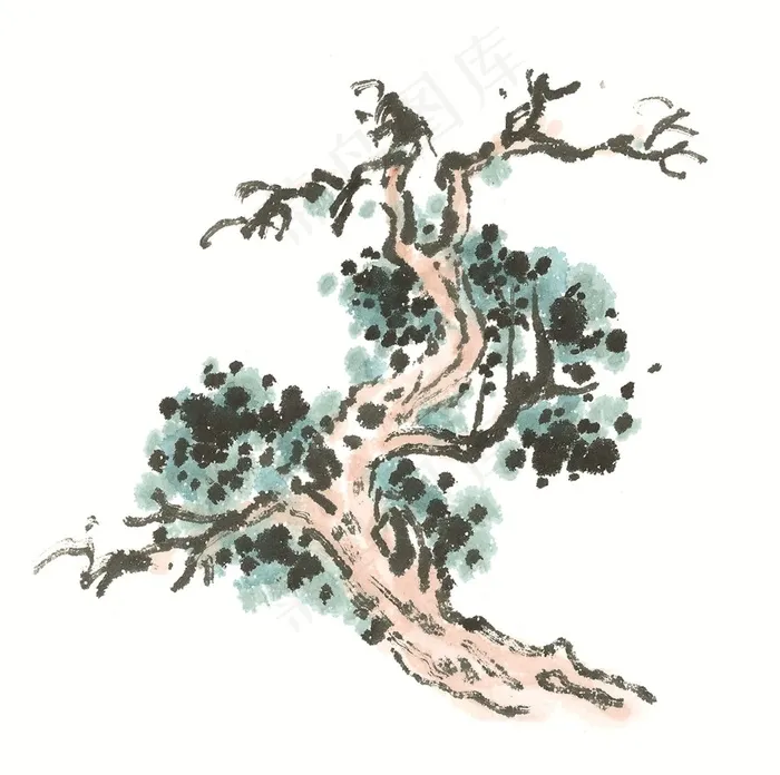 树绘画美图素材
