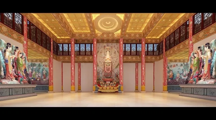 南古彩绘艺术吊顶