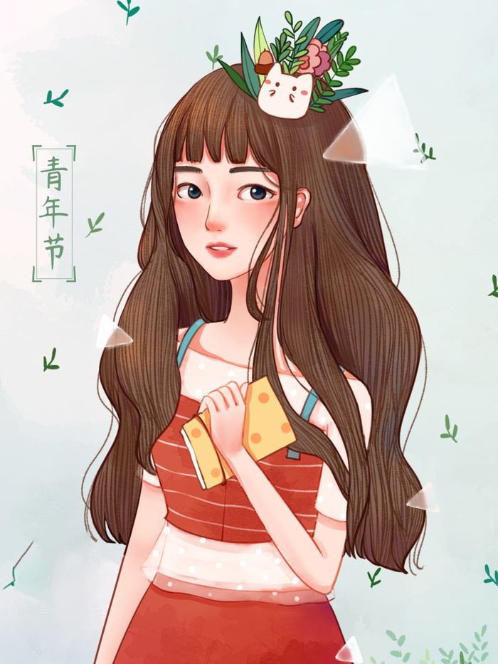 54青年海报54青年插画海报