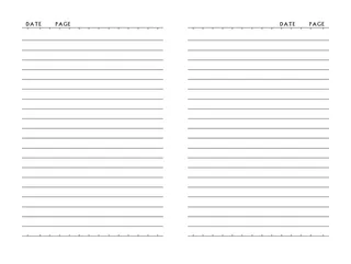 笔记本内页设计模版常用