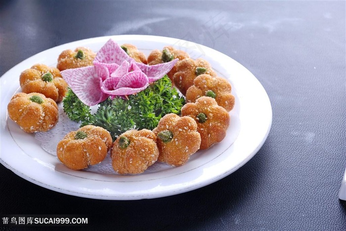 吃像生南瓜饼