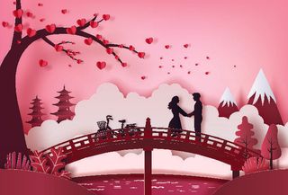 2.14情人节高端大气矢量插画