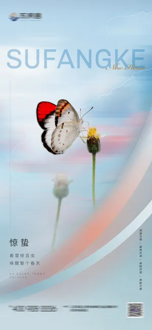 房地产 二十四 节气 系列 海报