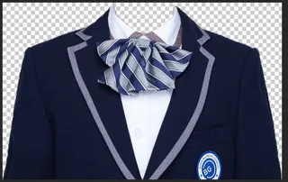 儿童  免扣 登记照  校服