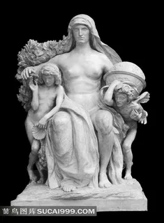 白色雕塑黑色背景高清 白色雕塑黑色背景高清