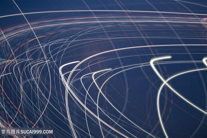 科技炫光线条蓝色背景