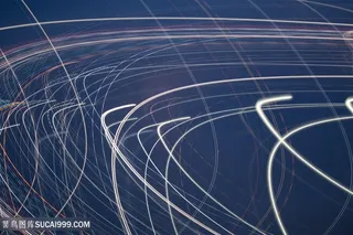 科技炫光线条蓝色背景