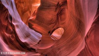 唯美戈壁风景画壁纸