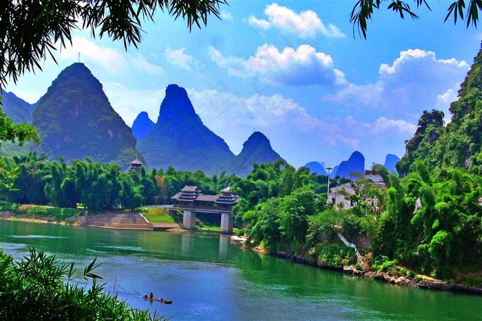 丽江山水图片素材