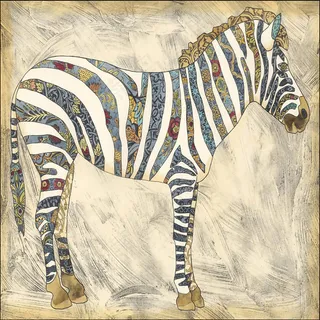 斑马高清艺术装饰画