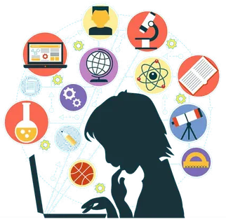 计算机课程卡通人物剪影少儿兴趣班 计算机课程卡通人物剪影少儿兴趣班