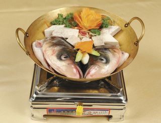 鱼头  锅仔芋头