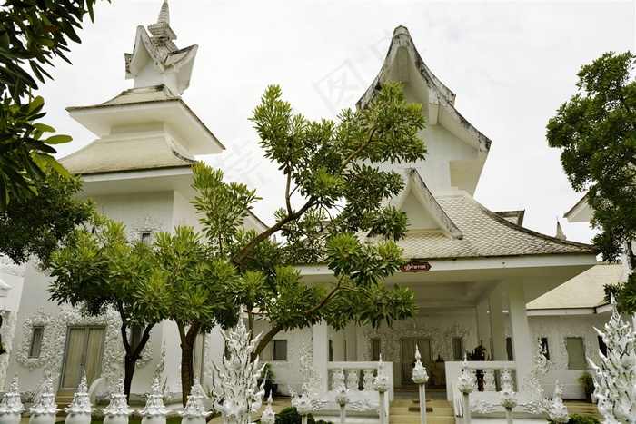 泰国清莱灵光寺风景