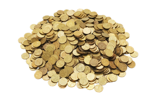 钱币  硬币  一堆钱 一堆硬币