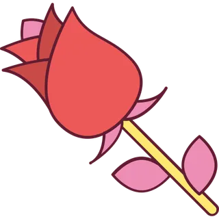 玫瑰花简笔画 玫瑰花简笔画