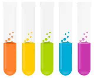 多彩卡通烧杯工具少儿兴趣班素材