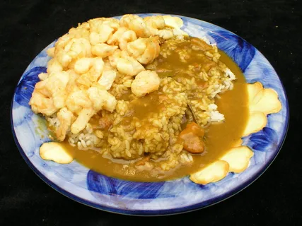 2310炸虾仁咖喱饭 2310炸虾仁咖喱饭