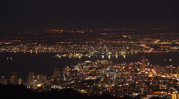 高清唯美城市夜景高楼大厦
