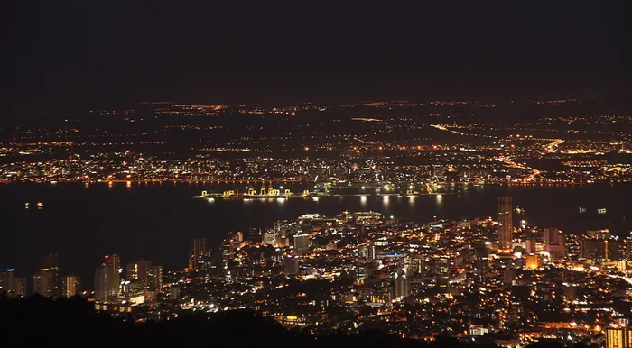 高清唯美城市夜景高楼大厦