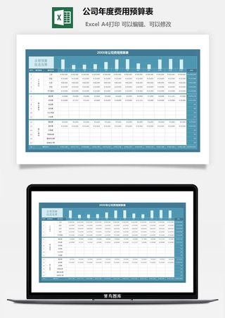 42公司年度费用预算表