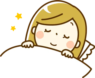 卡通睡觉简笔