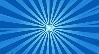 蓝色渐变旋转放射背景，简约