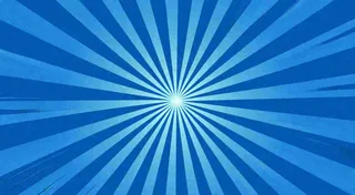 蓝色渐变旋转放射背景，简约