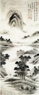 水墨山水素材 水墨 水墨画 水墨山河 水墨 
