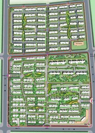 泗洪县青阳镇邻里中心总平图