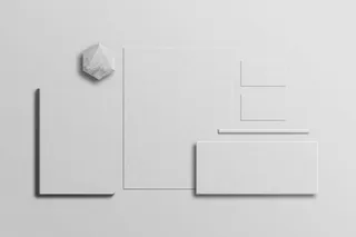 设计办公室品牌标志样机素材