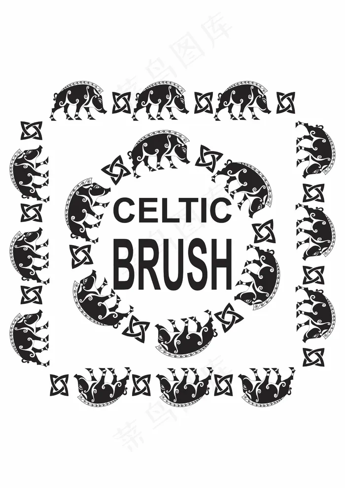 图腾 底纹图案 高级感cdr矢量模版下载