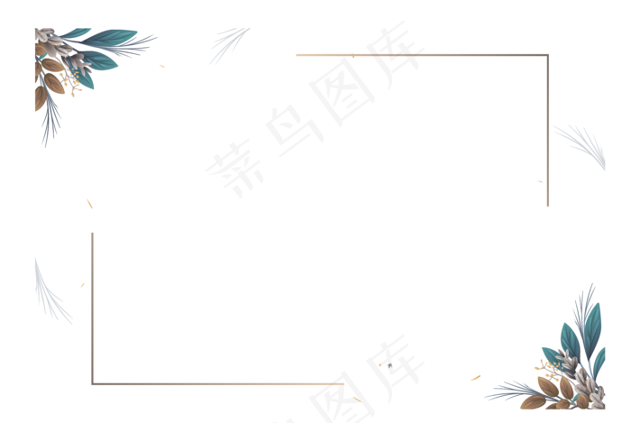 简约风格边框背景图片