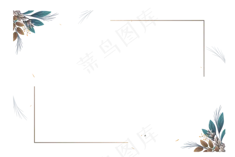 简约风格边框背景图片