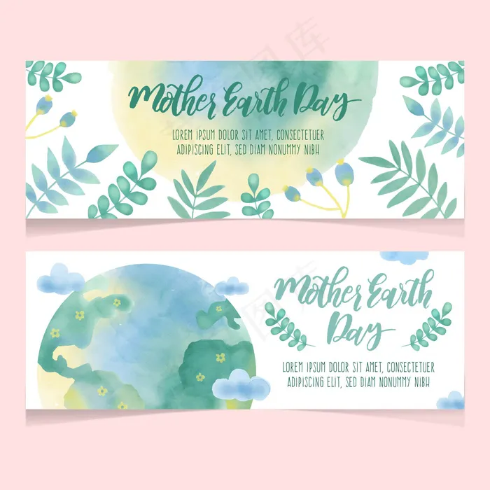 母亲节节日祝福  ai矢量模版下载