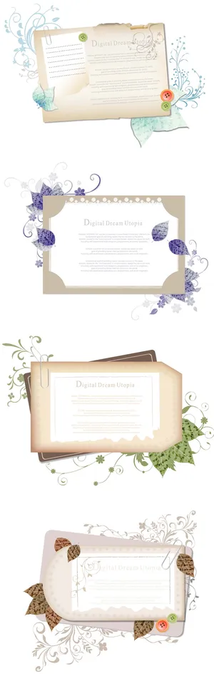 简约风名片海报边框图框素材AI矢量图 (125)