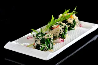 LCSC1110金针菇拌菠菜26元例