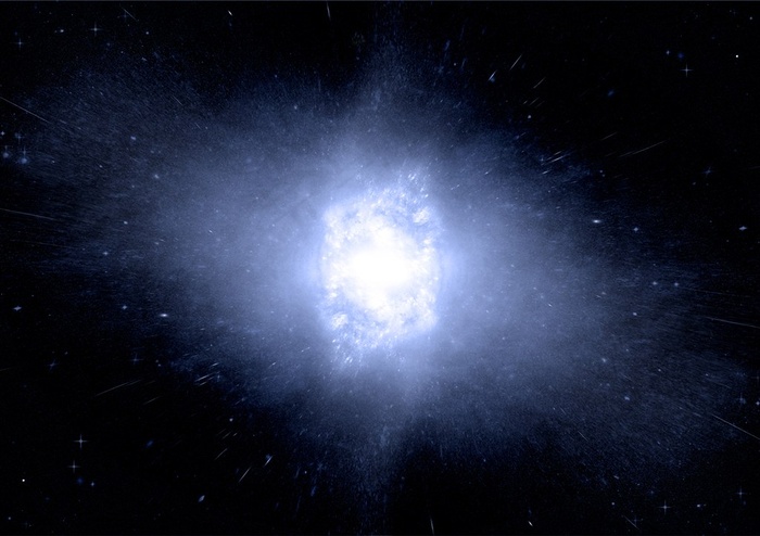唯美宇宙星空光芒四射