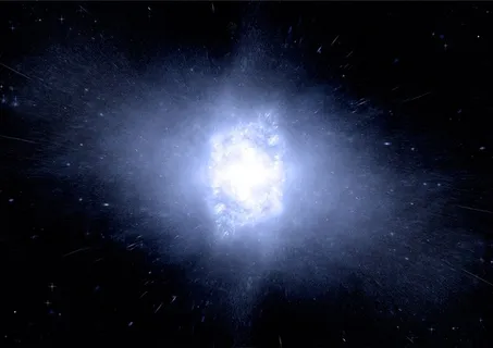 唯美宇宙星空光芒四射