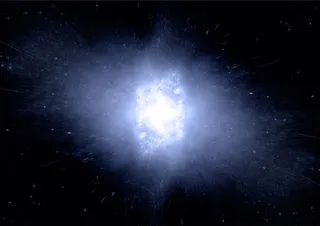 唯美宇宙星空光芒四射