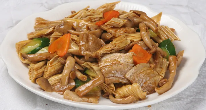 52 养生长寿菌烧腐竹 汇源饺子城