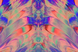 抽象艺术油漆颜料混色流体简笔背景