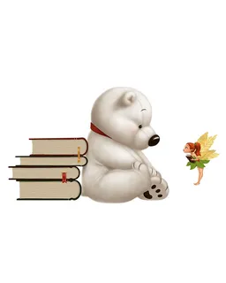 免抠卡通北极熊psd素材