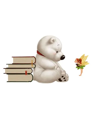 免抠卡通北极熊psd素材