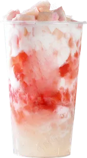 蜜桃酸奶水果茶